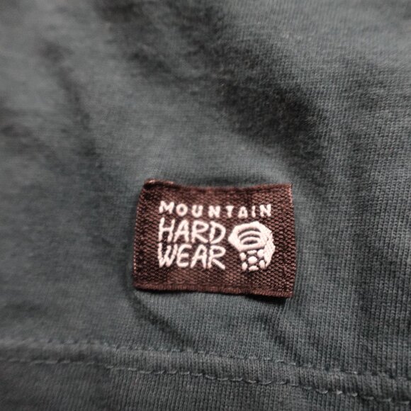 Mountain Hardwear Long Sleeve Tee Women’s XL Green Mighty Five Graphic Outdoor - Picture 6 of 12